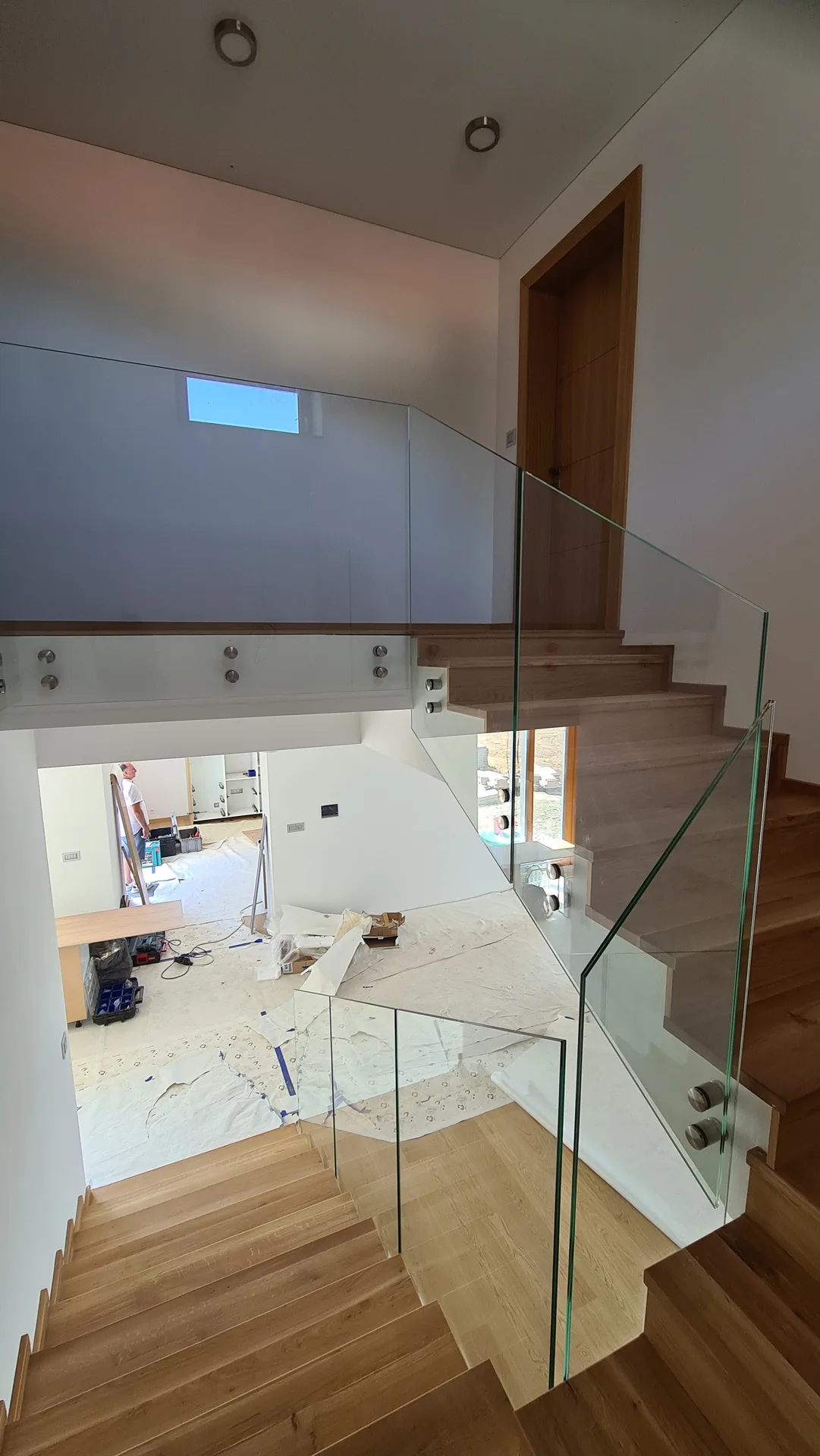 Realizácia skleneného zábradlia — Glass of Art